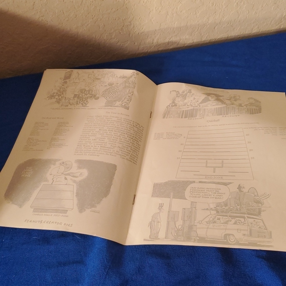 4/$20 VTG Nostalgic 2000 - 2001 pop culture yearbook insert - Picture 5 of 12